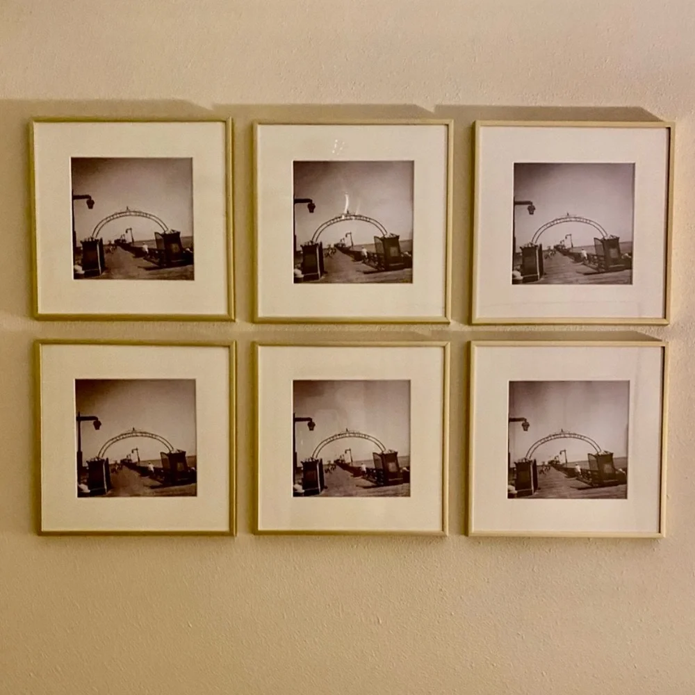 6 Gold Frames